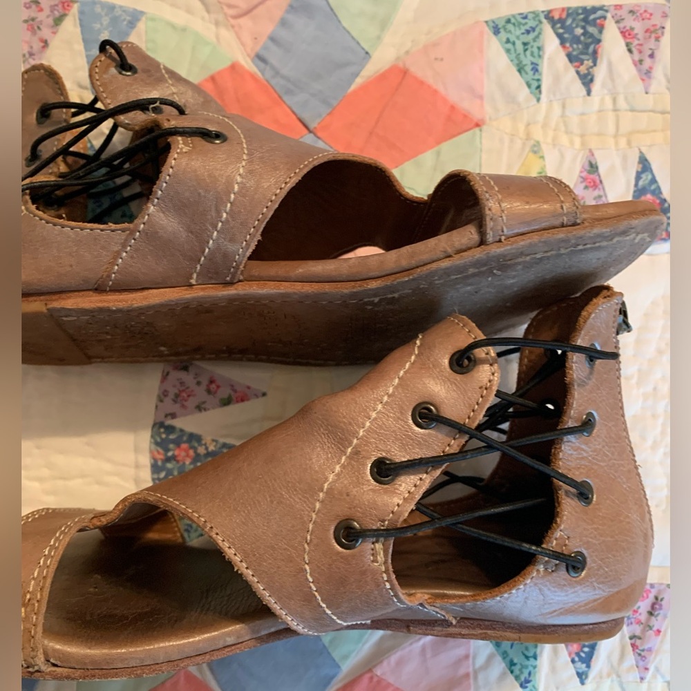 Bed Stu Tan Sarabi Sandals, Size 8